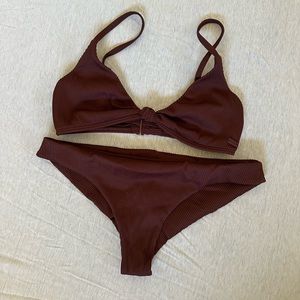 Roxy ribbed bikini